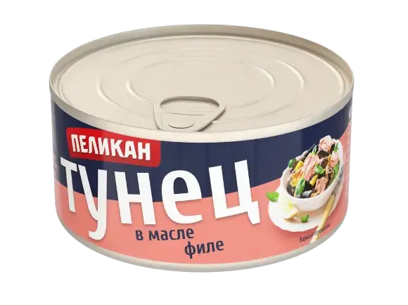 Тунец филе в масле 185г